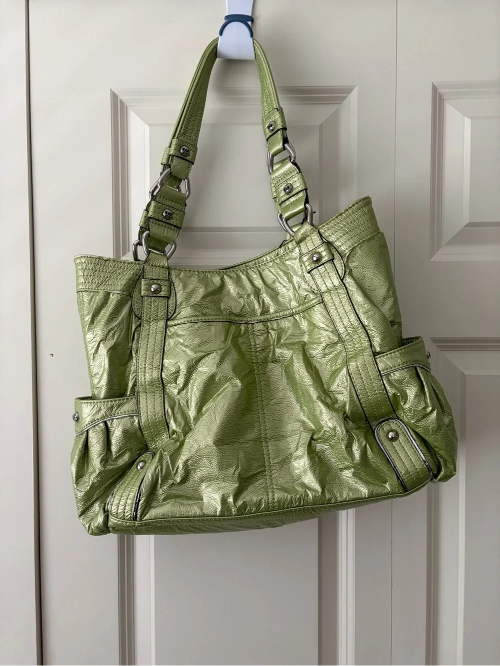 Kathy Van Zeeland Purse Y2K Green - Picture 2 of 12